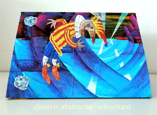 18ddd. clowns in abstractie